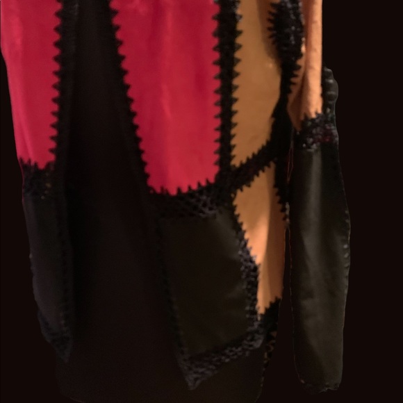 T&W Designs  Faux Suede and Lace Cardigan - Picture 7 of 13